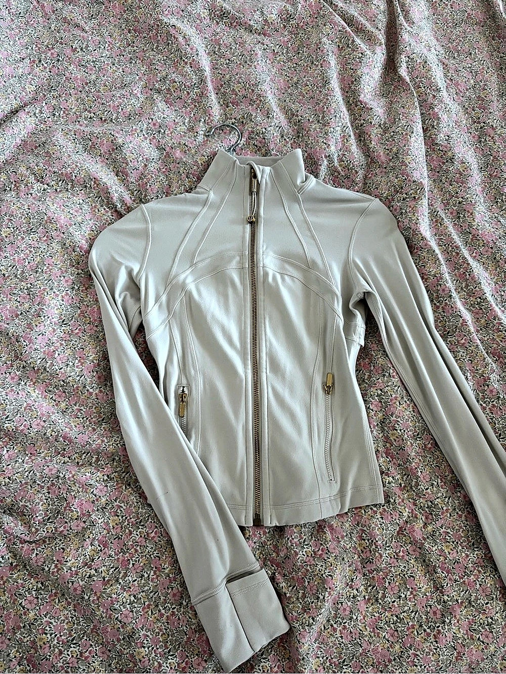 lululemon Define Cropped Jacket *Nulu White Size 2